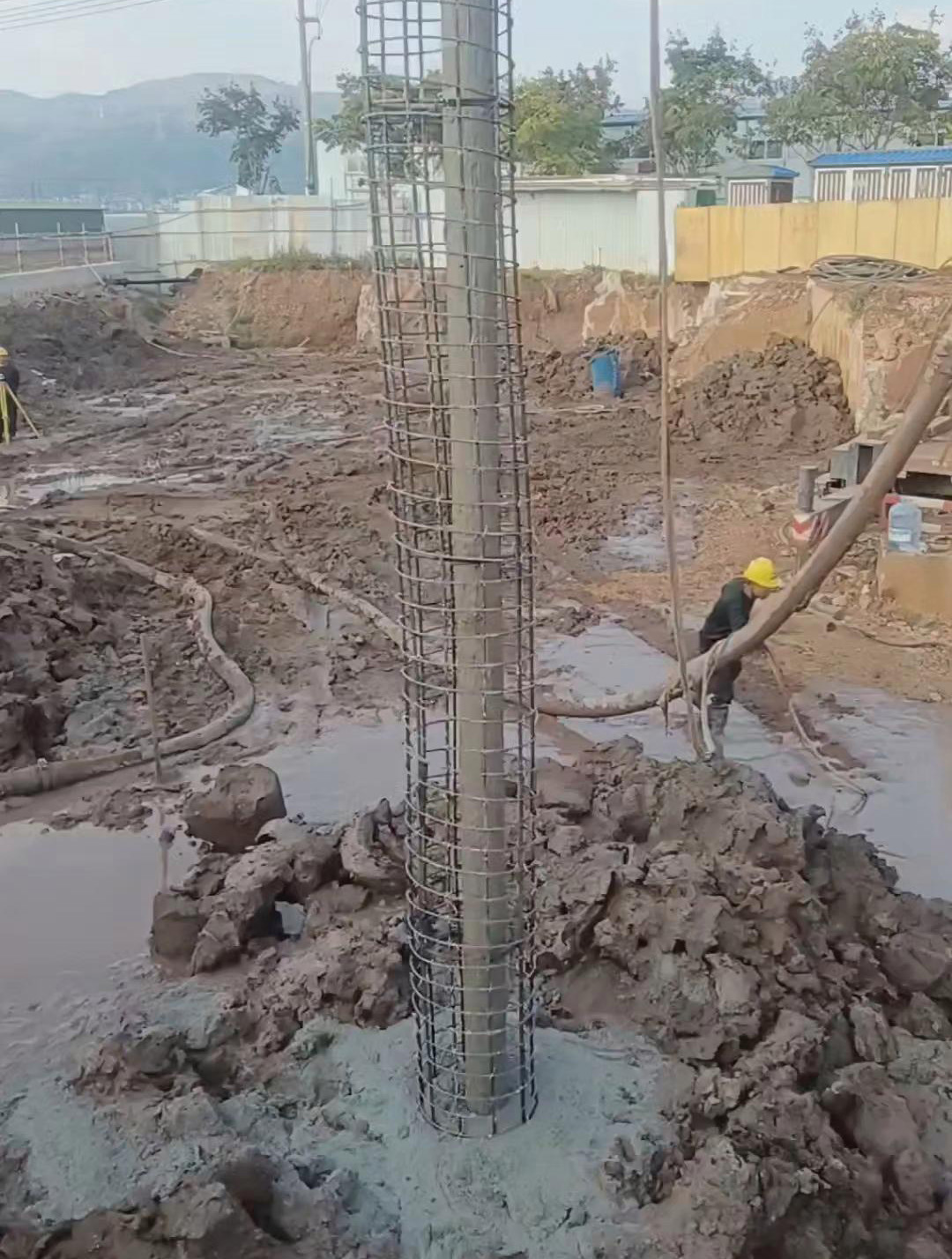 忻州五台县长螺旋钻孔压灌桩